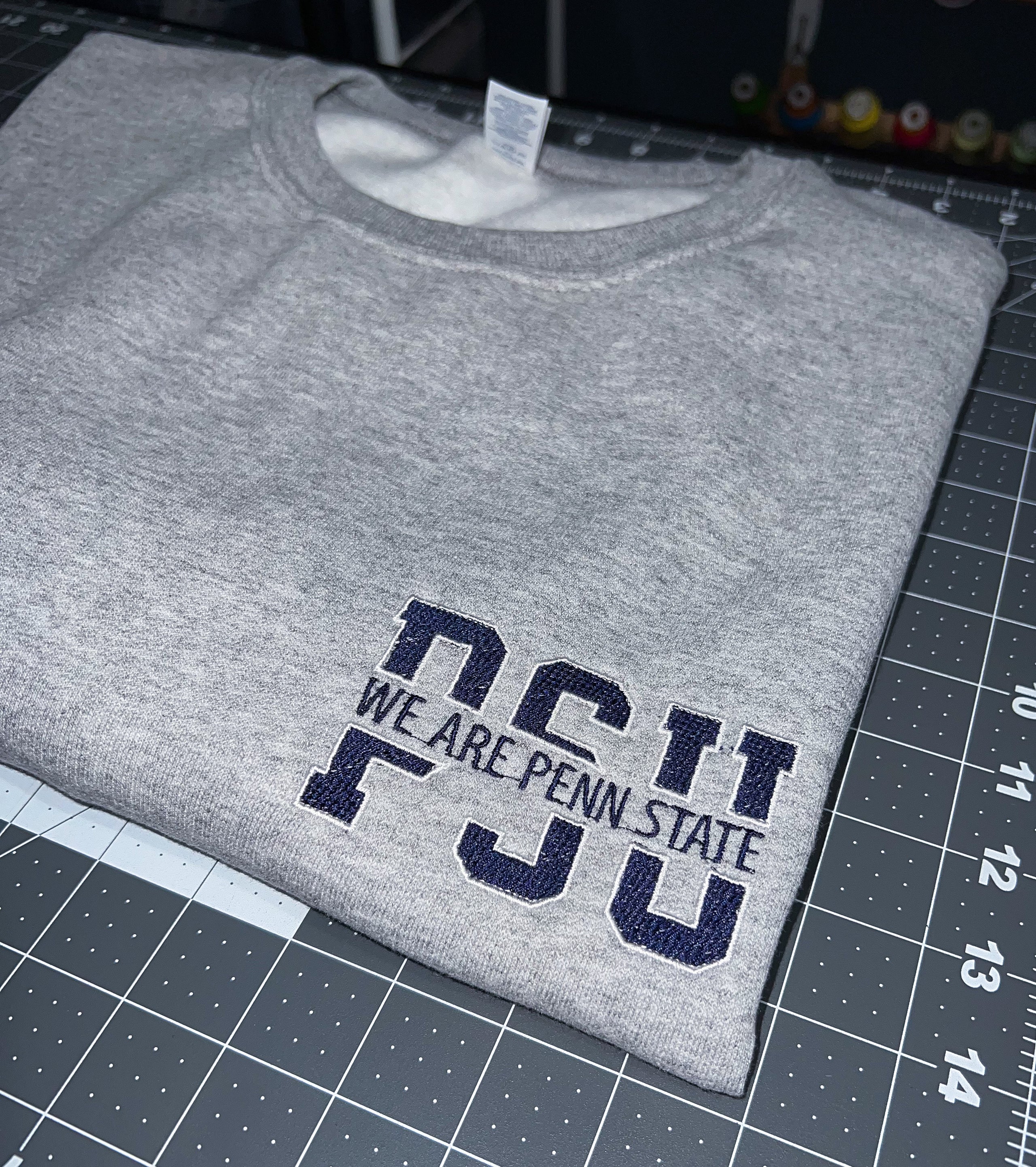 Penn state embroidered sweatshirt hot sale