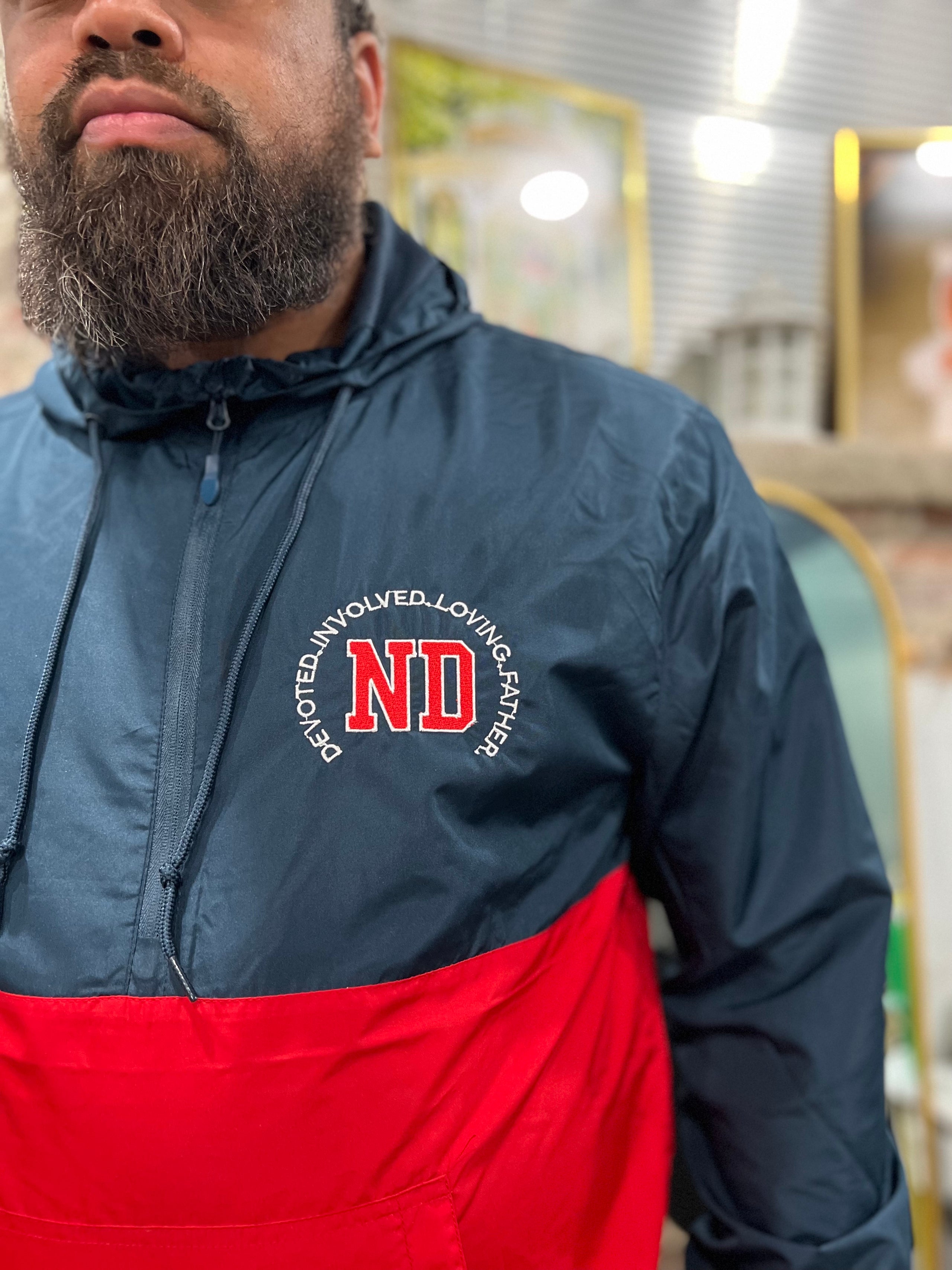 Monogrammed Embroidered Windbreaker