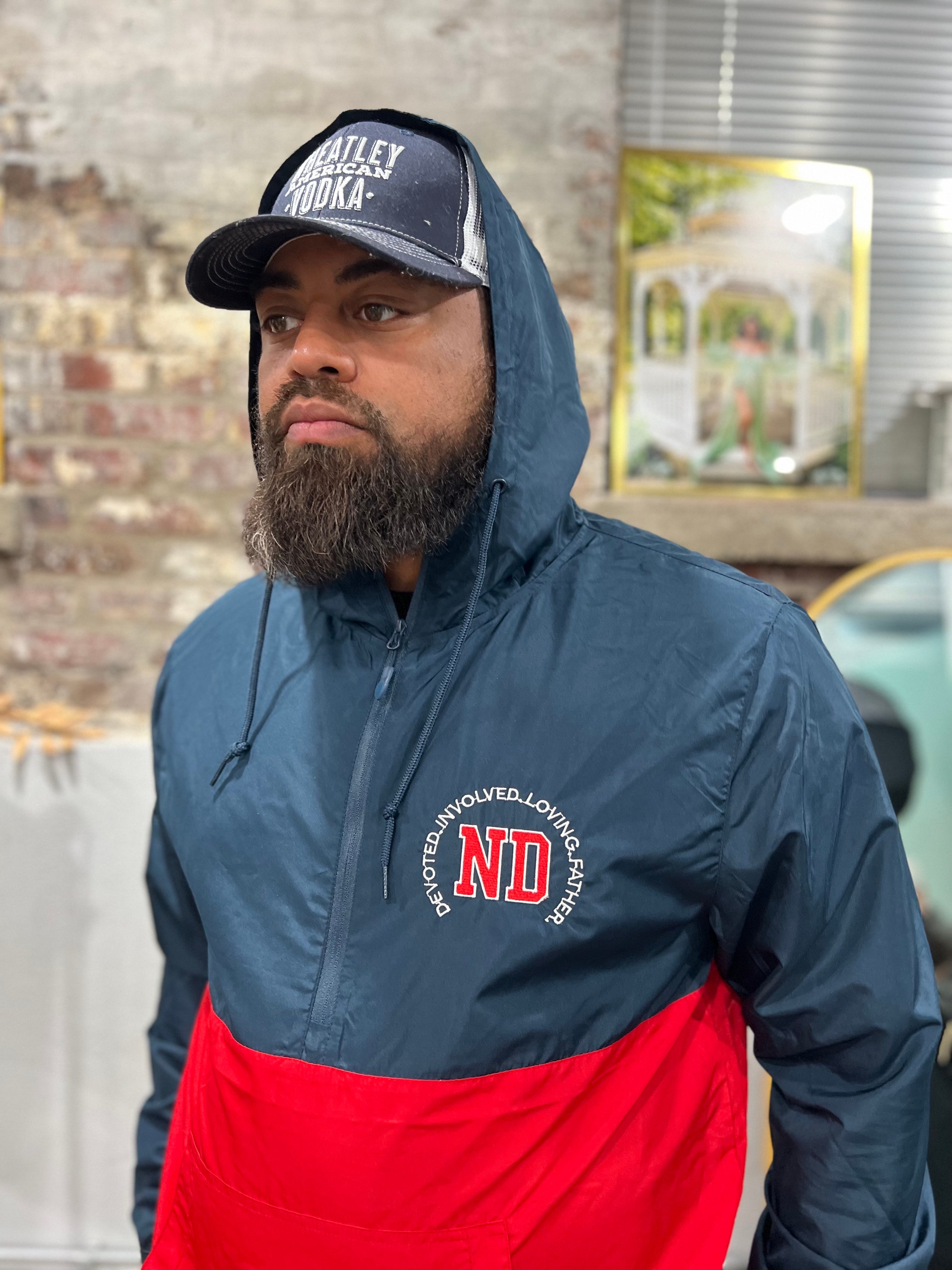 Monogrammed Embroidered Windbreaker EMBROIDERY JAWN